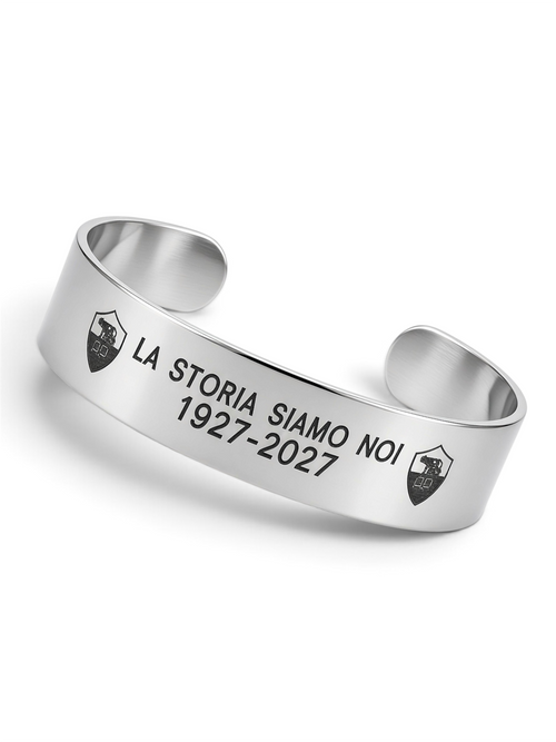 Bracciale Rigido Centenario "La Storia Siamo Noi" 1927-2027 — MAI SOLA MAI