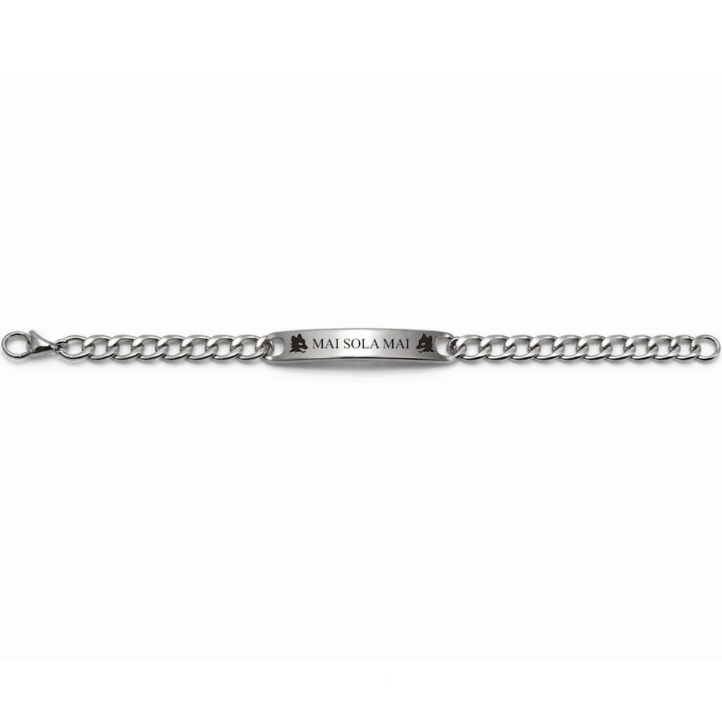 Bracciale a maglie Mai Sola Mai acciaio - MAI SOLA MAI