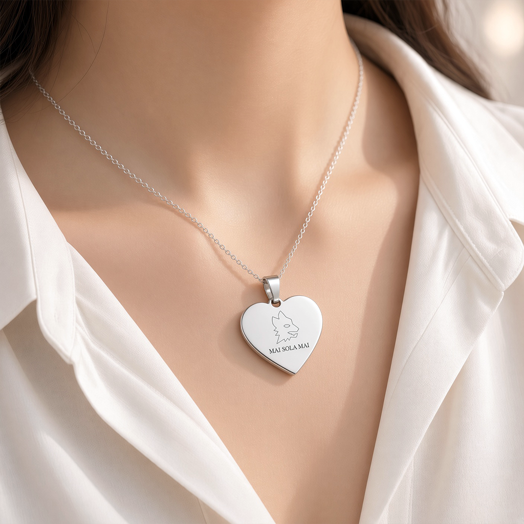 Collana cuore Mai Sola Mai indossata - MAI SOLA MAI