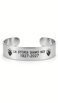 Bracciale Rigido Centenario "La Storia Siamo Noi" 1927-2027 — MAI SOLA MAI