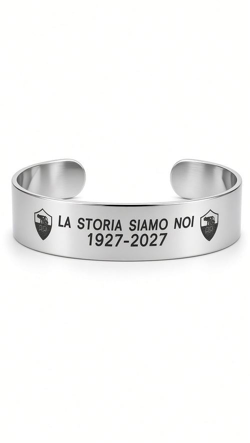Bracciale Rigido Centenario "La Storia Siamo Noi" 1927-2027 — MAI SOLA MAI