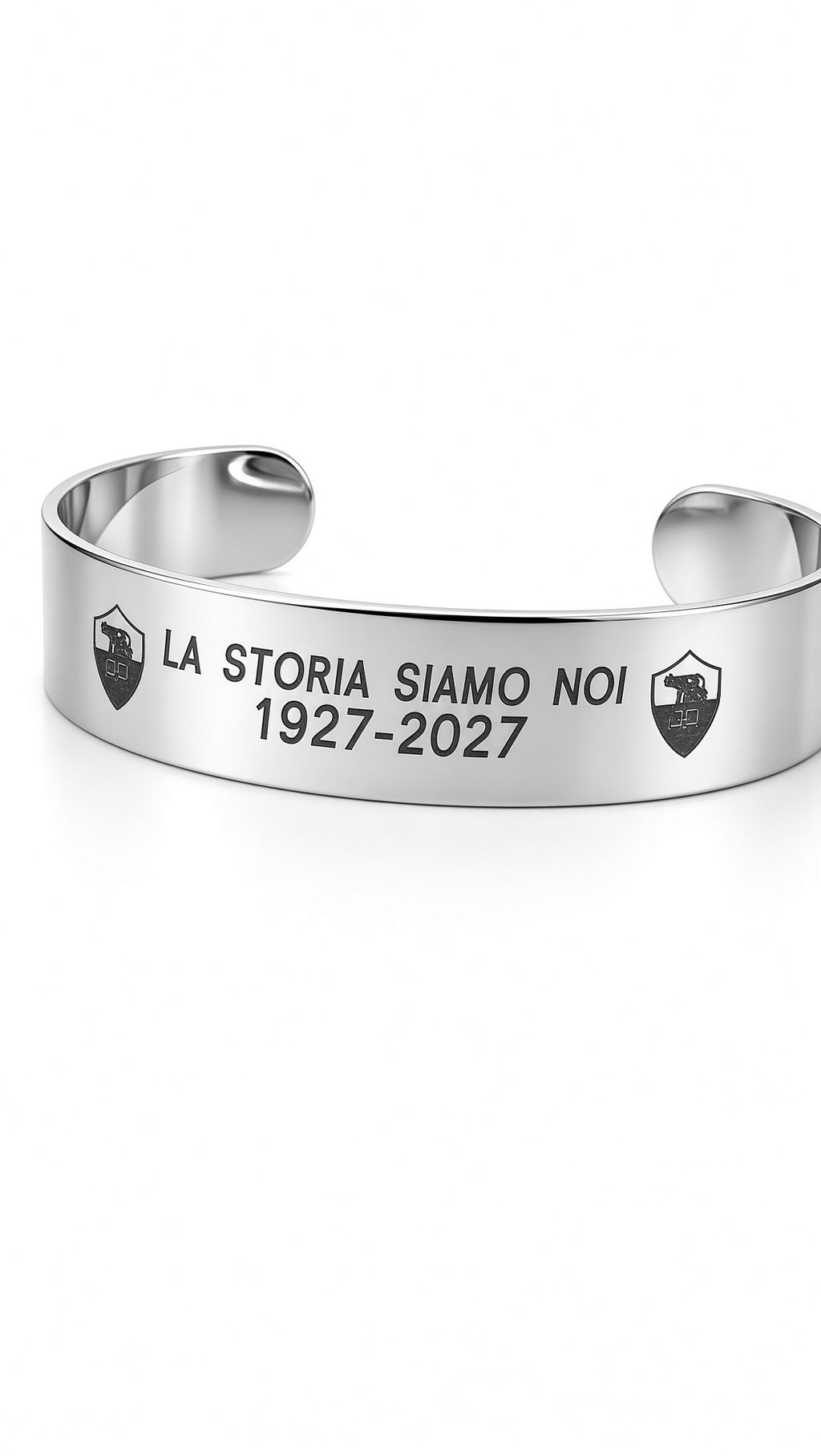 Bracciale Rigido Centenario "La Storia Siamo Noi" 1927-2027 — MAI SOLA MAI