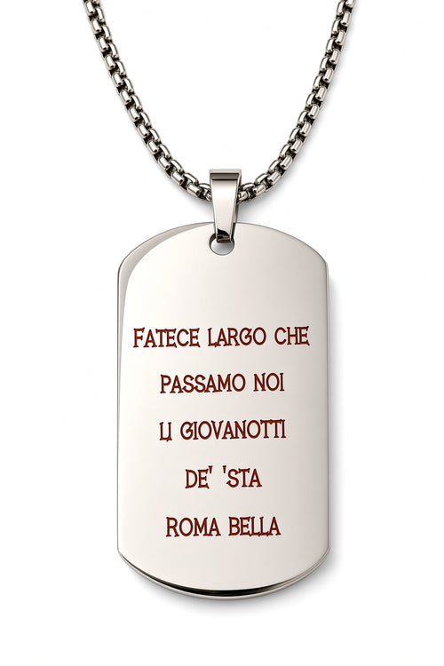 Collana Medeglietta "Roma Bella" — MAI SOLA MAI